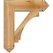 Ekena Millwork Imperial Arts and Crafts Rough Sawn Bracket w/ Offset Brace, Western Red Cedar, 8"W x 26"D x 30"H BKT0806X26X30IMP03RWR - alternate 4